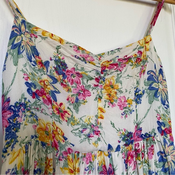 Lucca Couture Casual Summer Dress with a Bright Floral Design Size S - Picture 3 of 9